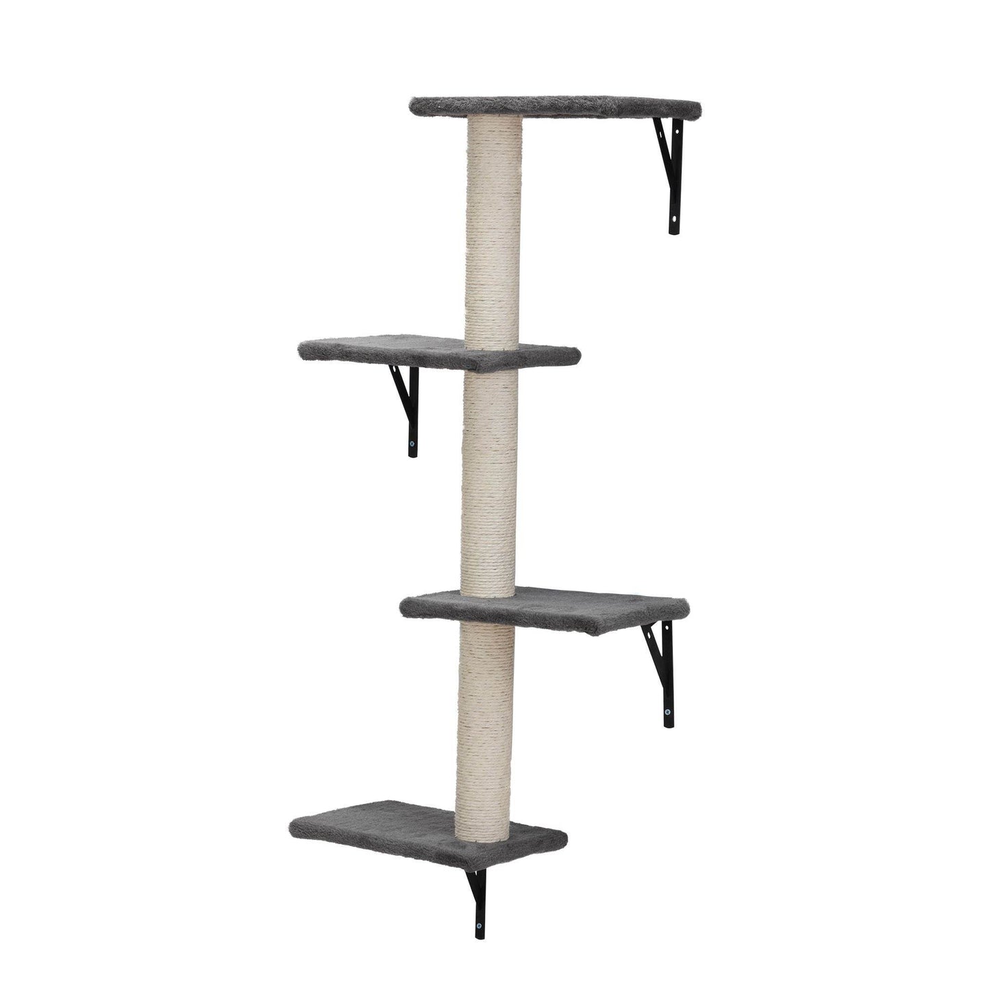 Purrfect Pet Kingdom Cat Wall Shelves Set β Elevated Perches & Scratching Posts Purrfect Pet Kingdom