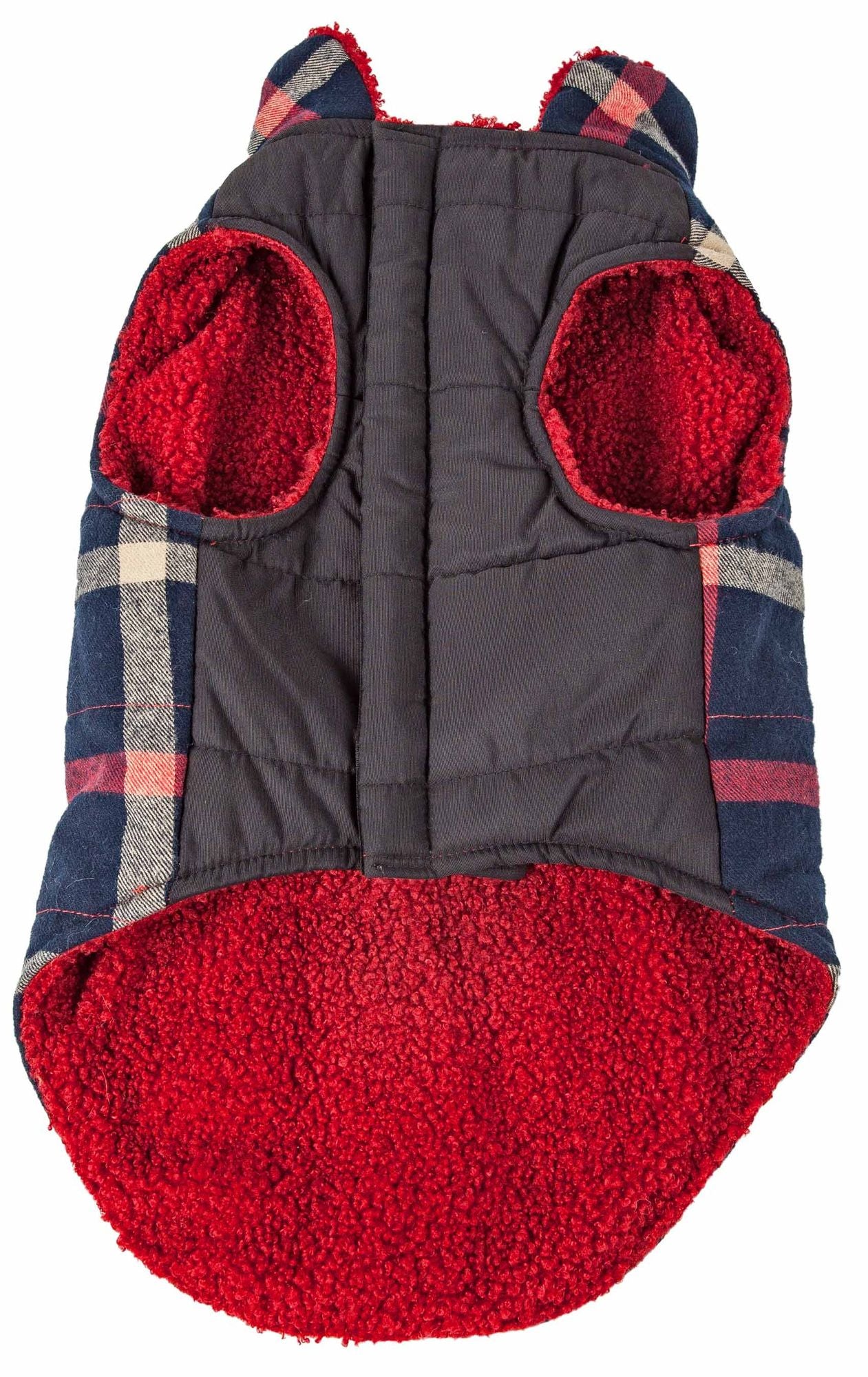 Purrfect Pet Kingdom Warm Winter Dog Jackets Plaid Coat Purrfect Pet Kingdom
