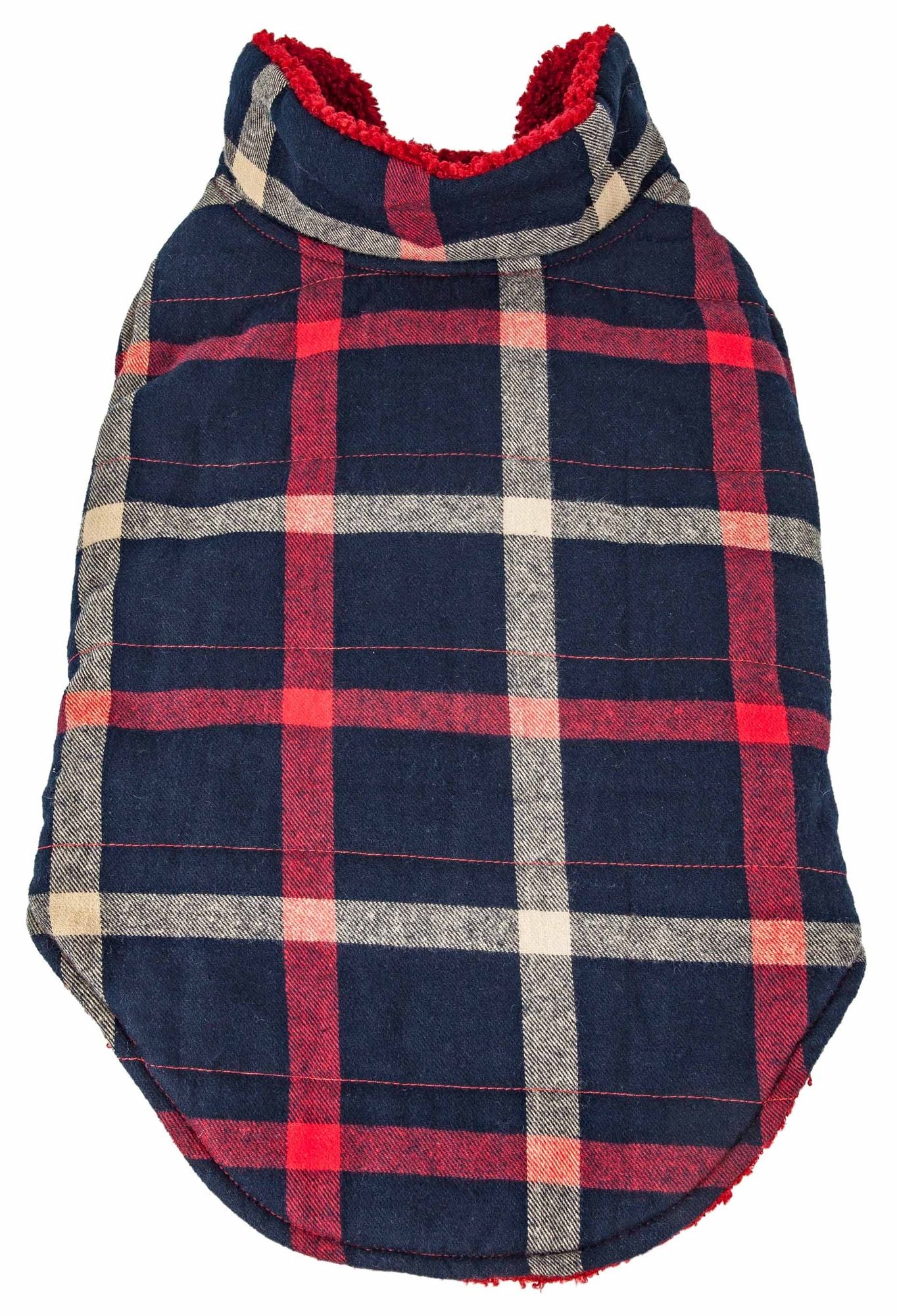 Purrfect Pet Kingdom Warm Winter Dog Jackets Plaid Coat Purrfect Pet Kingdom