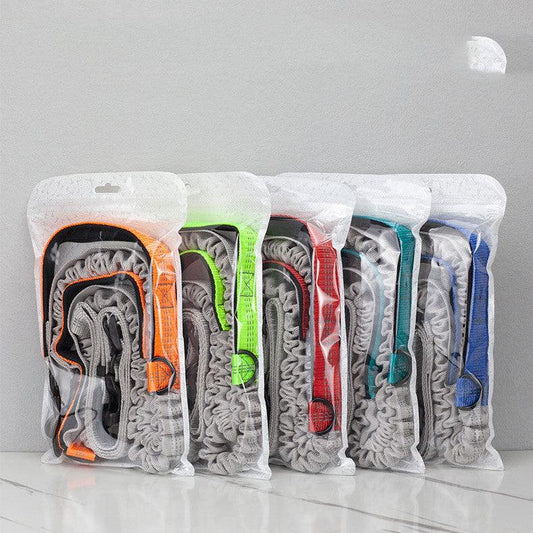 THRIXINE durable dog leash for hiking in various colors, packed for easy storage and portability