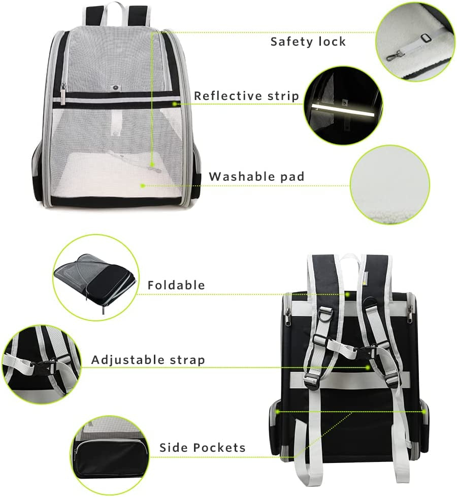 Pet Carrier Bubble Backpack Cats Dogs 100 G ๐