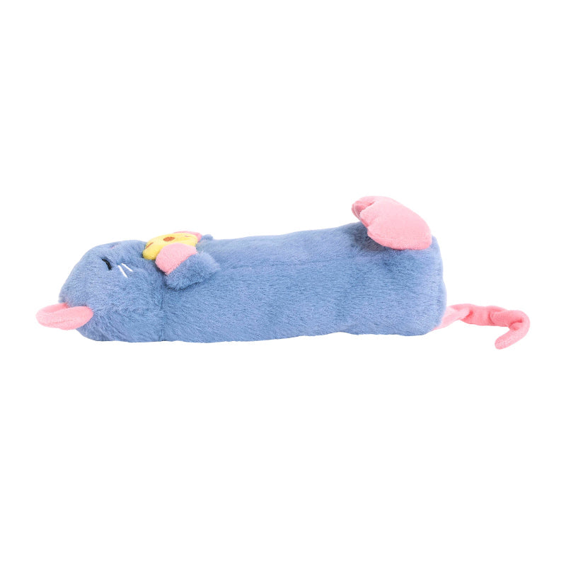 Mouse Snooziez with Shhhqueaker Plush Dog Toy