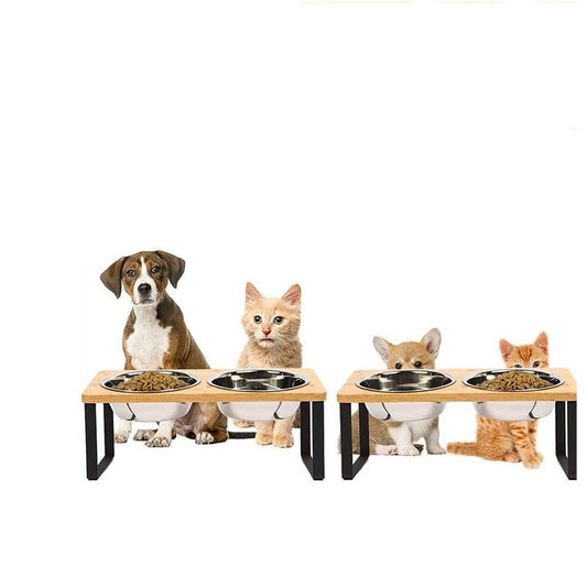 Heavy-Duty Anti-Tip Elevated Basin - Mess-Free Hydration for Active Large Breed Dogs