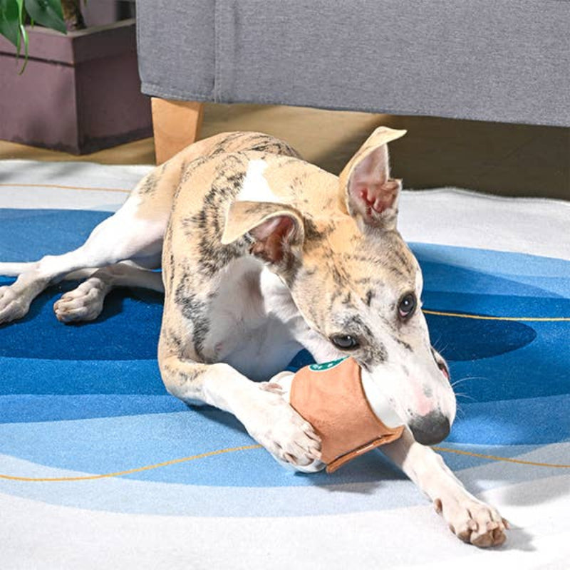 Coffee Hour StarPaws Coffee Rubber Dog Toy