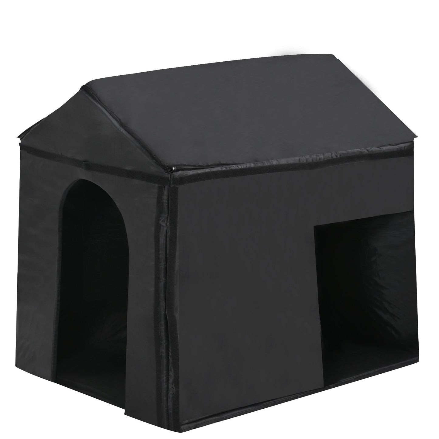 60.2' Large Outdoor Dog House with Insulated Liner for Winte