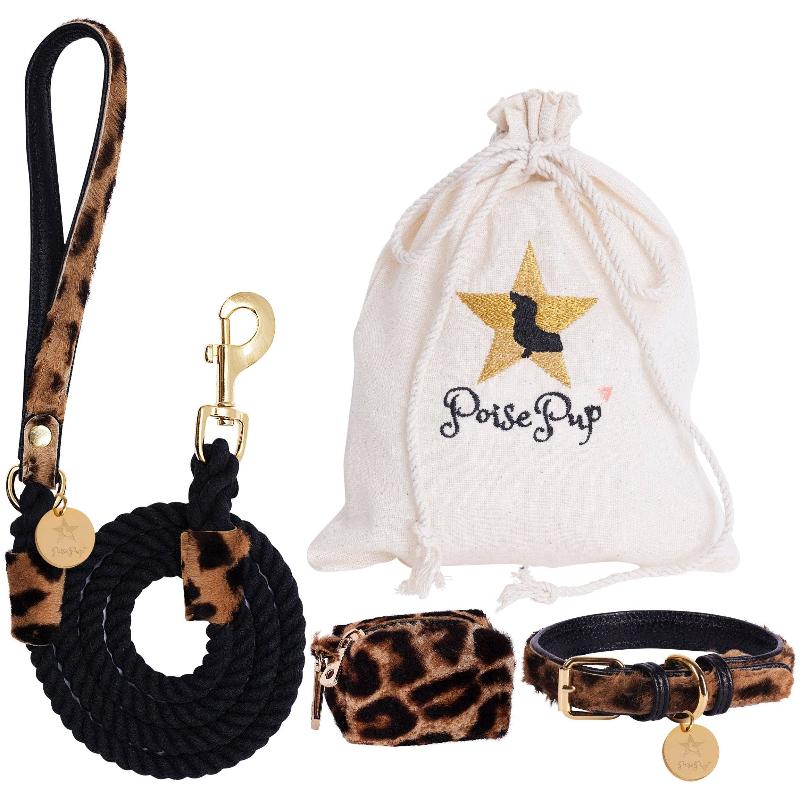 Luxury Leather Dog Leash Wildest One