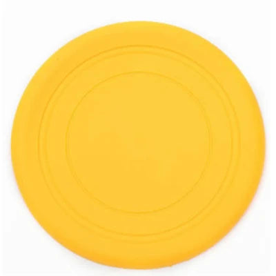 1pcs Funny Silicone Flying Saucer Dog Cat Toy Dog Game Flying Discs Resistant Chew Puppy Training Interactive Pet Supplies