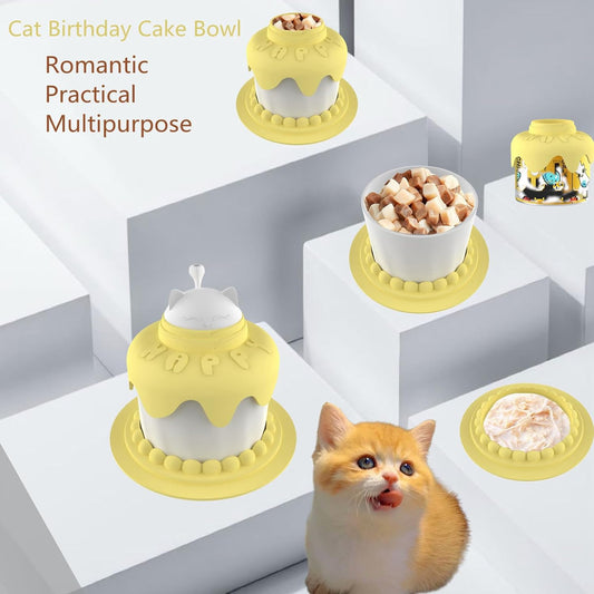 Cat Birthday Party Supplies Cat Birthday Cake Bowl Includes