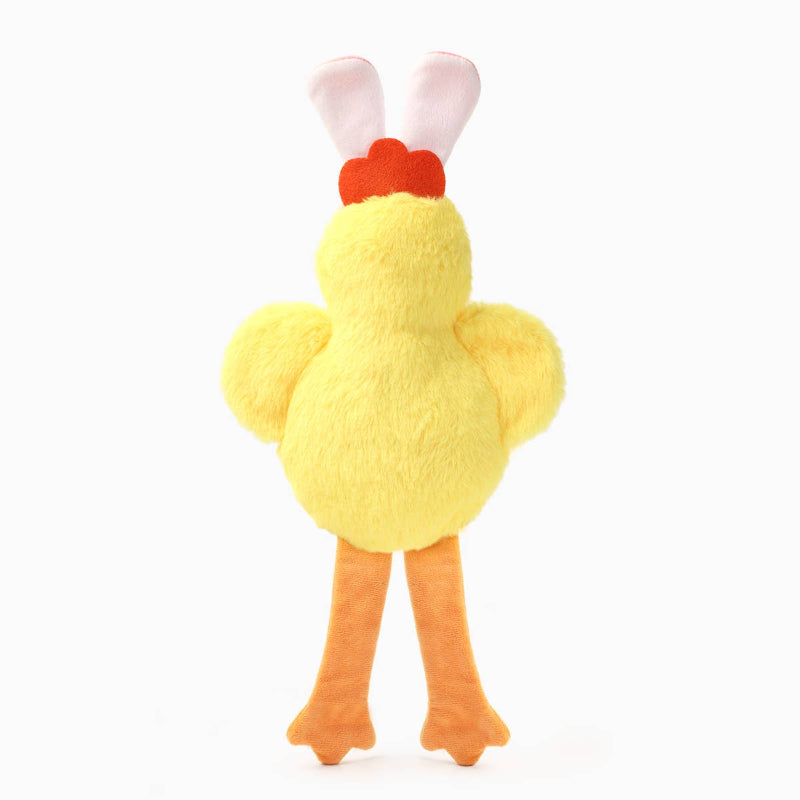 Hoppin' Easter Bunny Ears Chick Plush Dog Toy