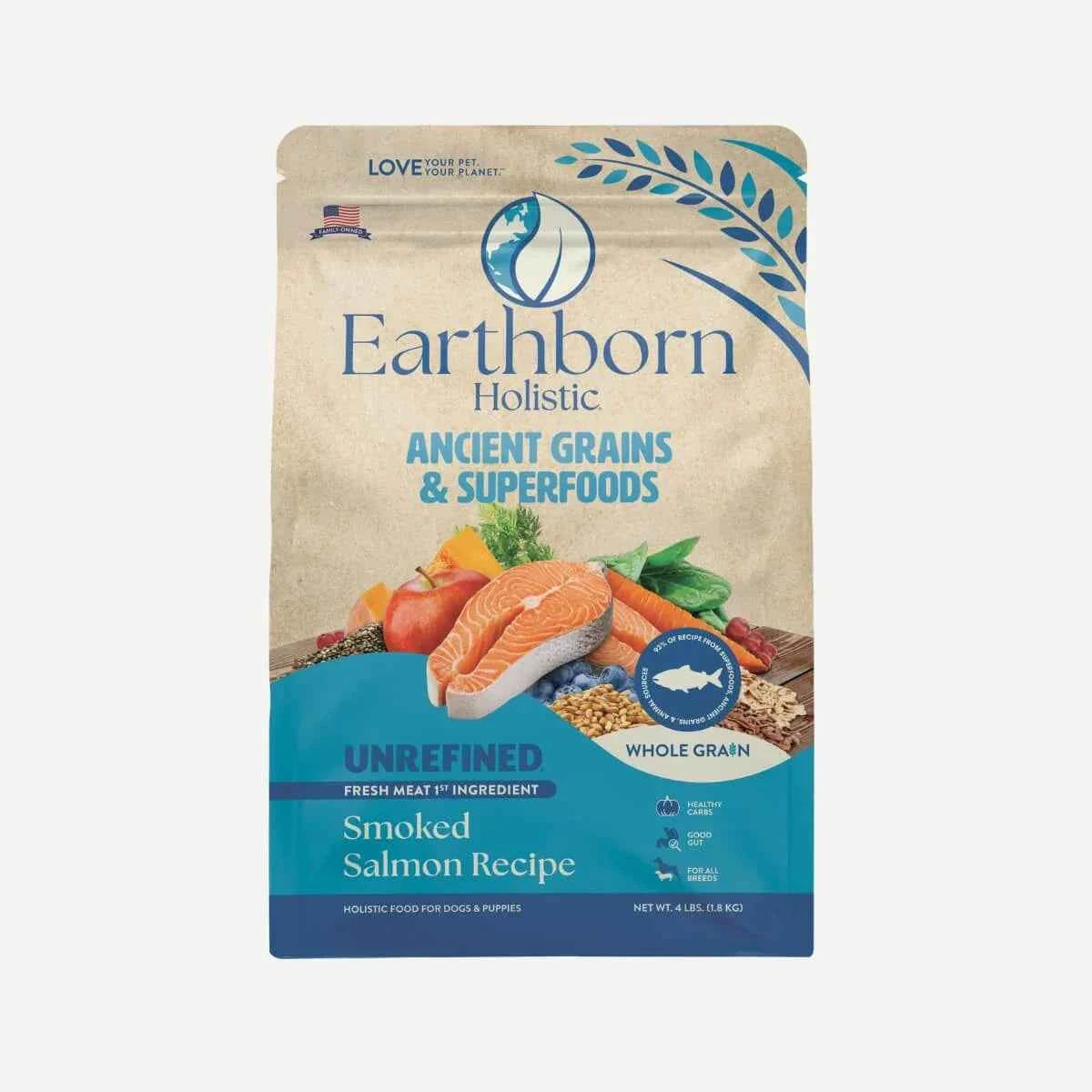 Grain Free Dog Food Smoked Salmon Recipe 4 Lb ๐