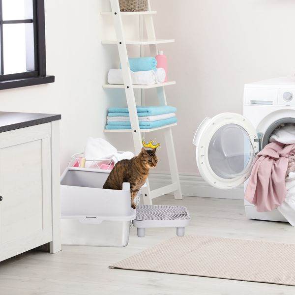 Purrfect Pet Kingdom Easy Clean Metal Litter Box Purrfect Pet Kingdom