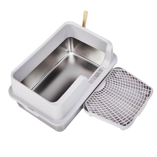 Purrfect Pet Kingdom Easy Clean Metal Litter Box Purrfect Pet Kingdom