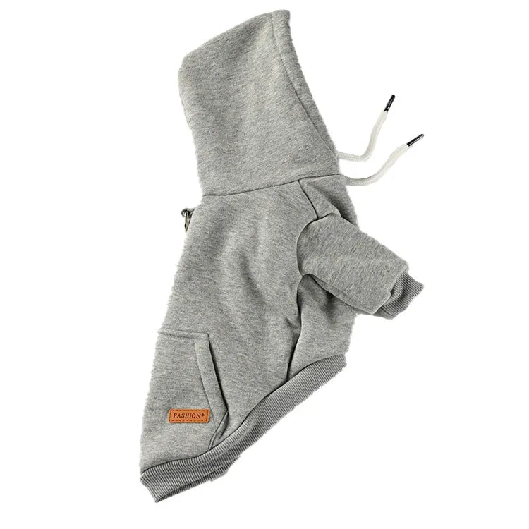 Dog Clothes Pet Dog Hoodie Small And Medium Dog Vest Outdoor Sweatshirt Bulldog Husky Warm Fleece Pet Clothing Puppy Cat Costume