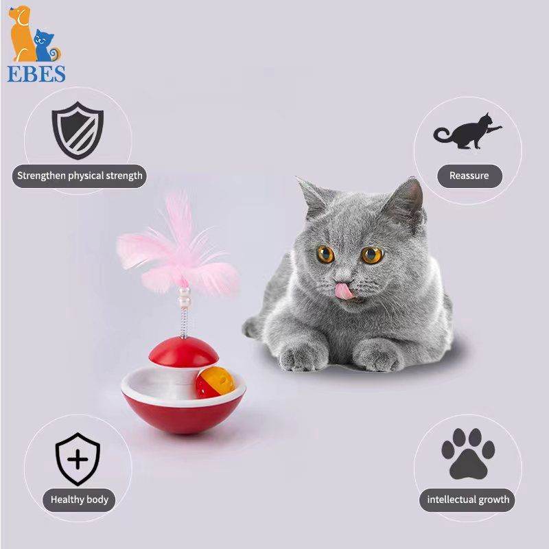 Purrfect Pet Kingdom Cat Toys for Active Play with Feather & Ball Purrfect Pet Kingdom