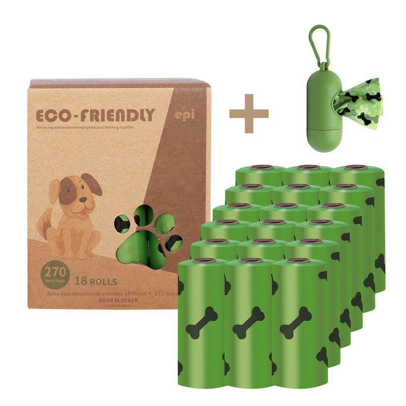 Purrfect Pet Kingdom Biodegradable Dog Poop Bag Rolls 36-Pack 18 Rolls (270 Bags) Purrfect Pet Kingdom