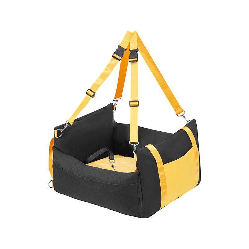Purrfect Pet Kingdom Elevated Dog Seat for Cars Black Under 25 lbs Purrfect Pet Kingdom