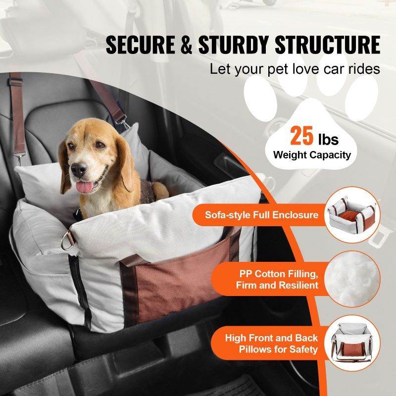 Purrfect Pet Kingdom Elevated Dog Seat for Cars Purrfect Pet Kingdom