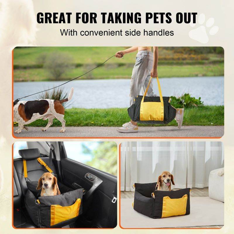 Purrfect Pet Kingdom Elevated Dog Seat for Cars Purrfect Pet Kingdom