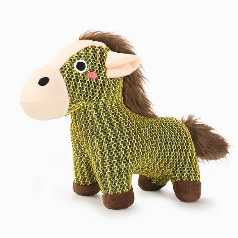 Farm Friendz Horse Plush Dog Toy