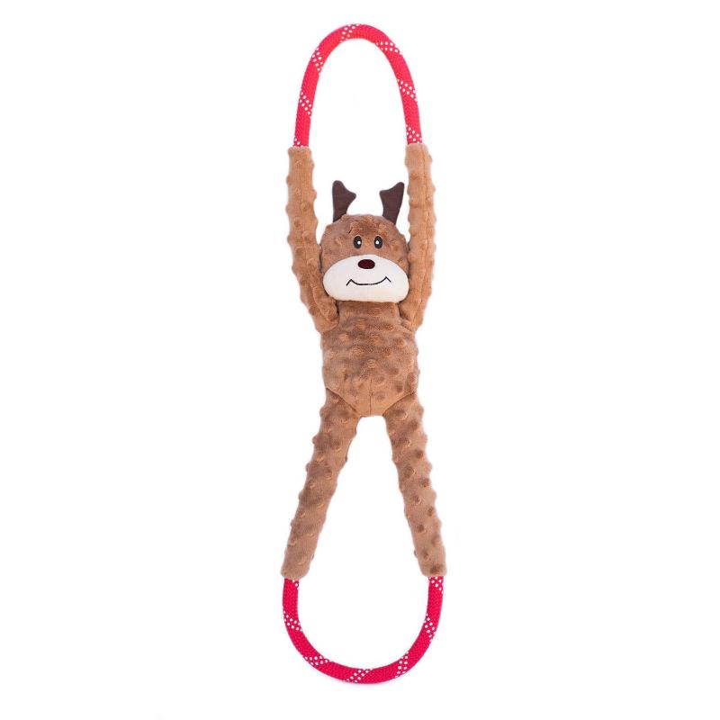 Holiday RopeTugz Reindeer Dog Toy
