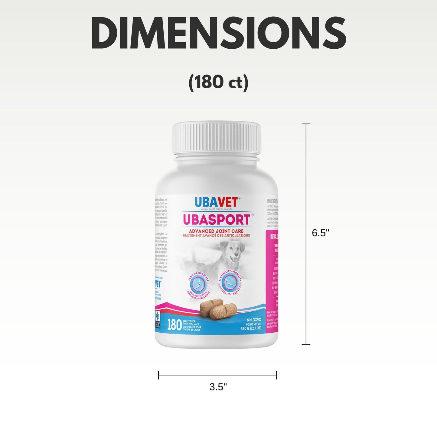 UBAVET UBASPORT Advanced Joint Care Tablets for Dogs & Cats - Purrfect Pet Kingdom