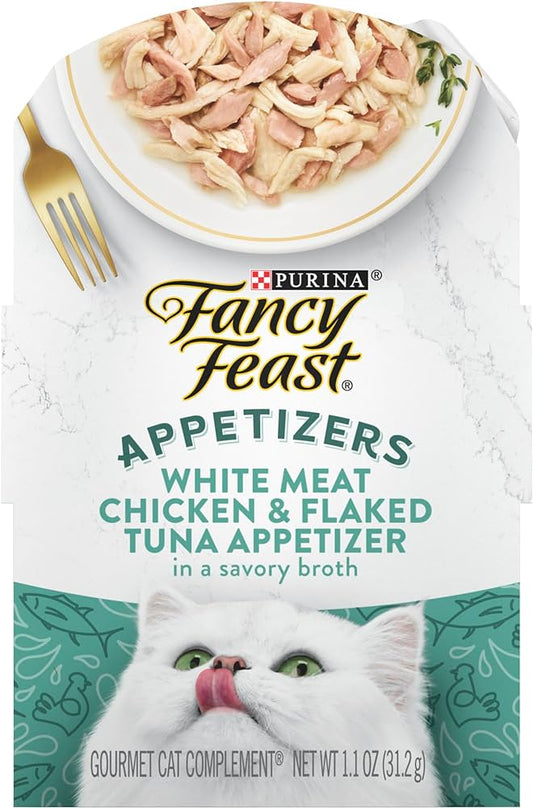 Fancy Feast Appetizers Chicken & Tuna Wet Cat Food (1.1oz) - Wet Cat Food - The Family Pet