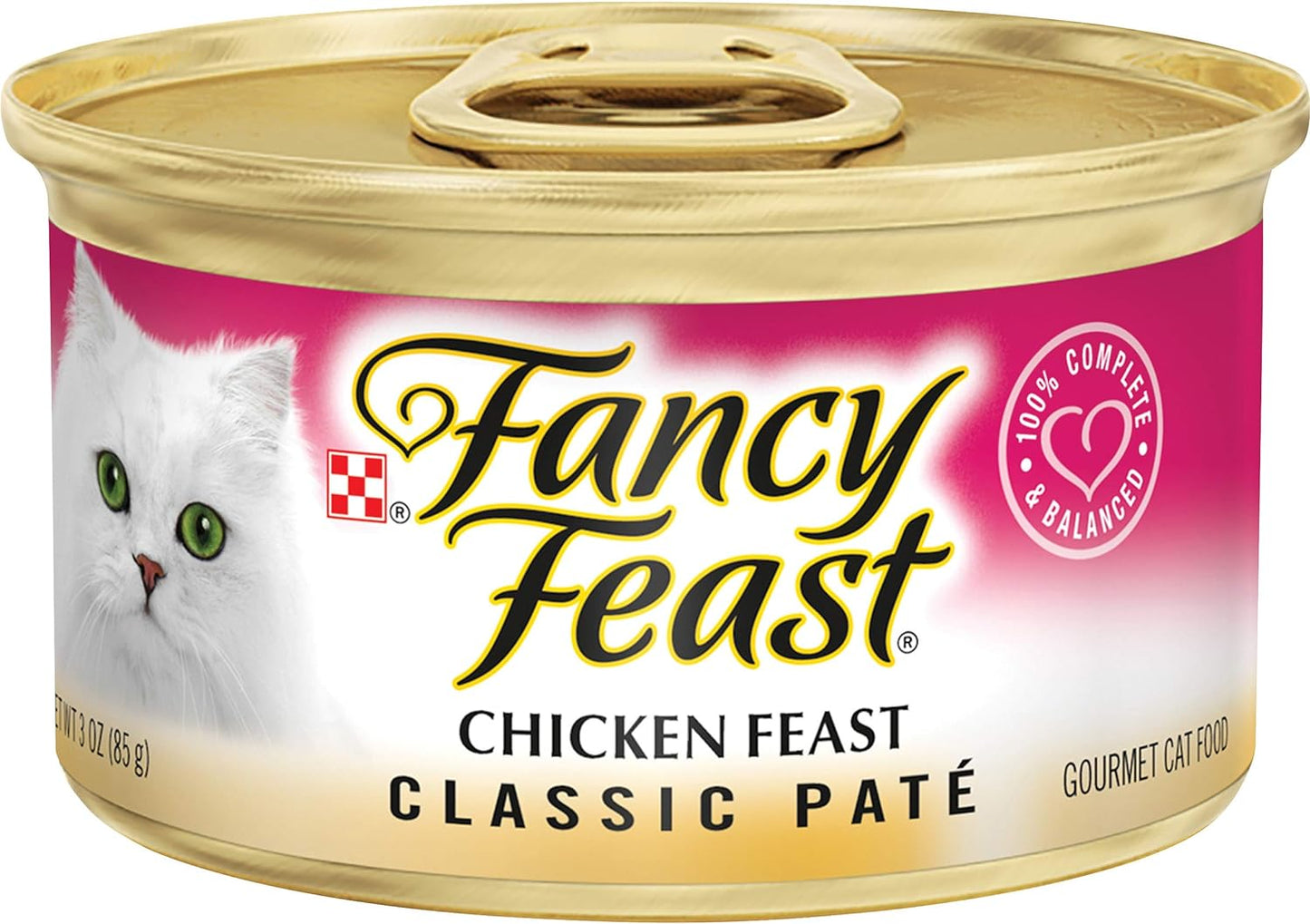 Fancy Feast Chicken Feast Classic Pate Wet Cat Food (3oz) - Fancy Feast Wet Cat Food - The Family Pet