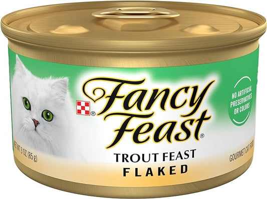 Fancy Feast Flaked Trout Wet Cat Food (3oz) - Wet Cat Food - The Family Pet