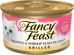 Fancy Feast Grilled Salmon & Shrimp Wet Cat Food (3oz) - Wet Cat Food - The Family Pet