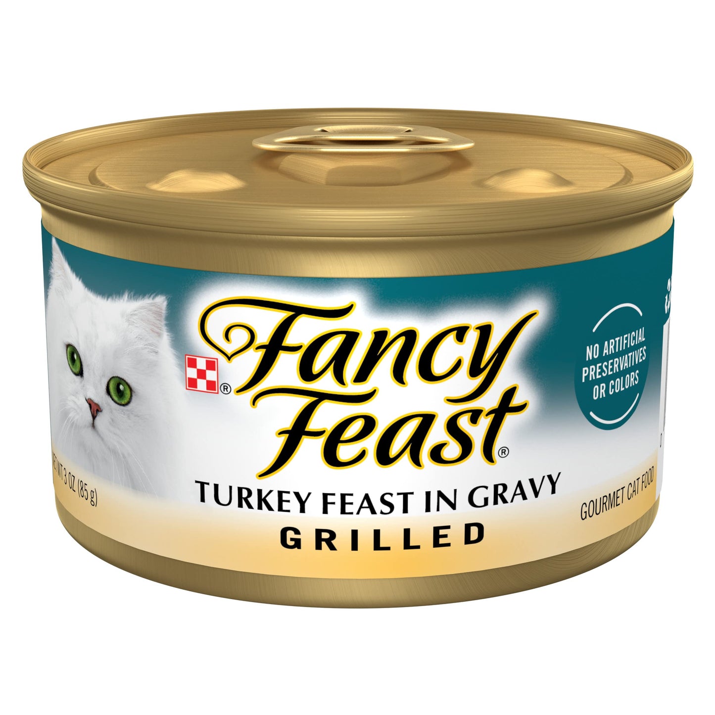 Fancy Feast Grilled Turkey Wet Cat Food (3oz)
