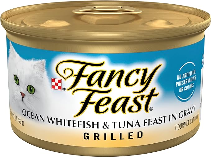 Fancy Feast Grilled Ocean Whitefish & Tuna Wet Cat Food