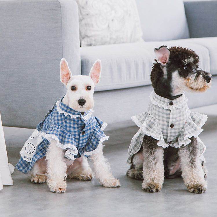 Purrfect Pet Kingdom Plaid Dog Dress for Small Dogs Fashion Clothes Purrfect Pet Kingdom