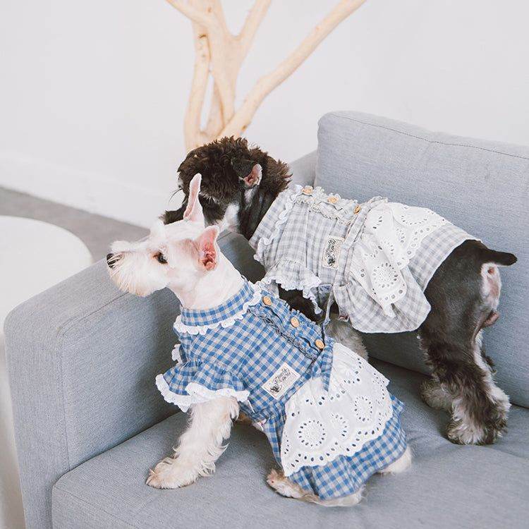 Purrfect Pet Kingdom Plaid Dog Dress for Small Dogs Fashion Clothes Purrfect Pet Kingdom