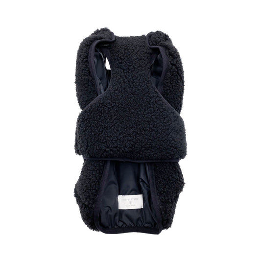 BESPOKE PAWS faux shearling dog vest for warmth and comfort during cold weather