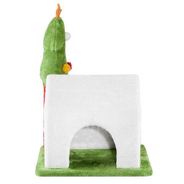 Purrfect Pet Kingdom Festive Cat Bed for Winter Purrfect Pet Kingdom