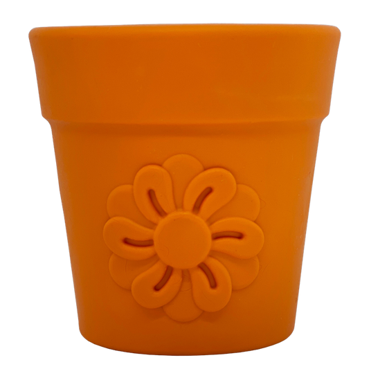 Large Flower Pot eCup Dog Treat Dispenser | Durable USA-Made