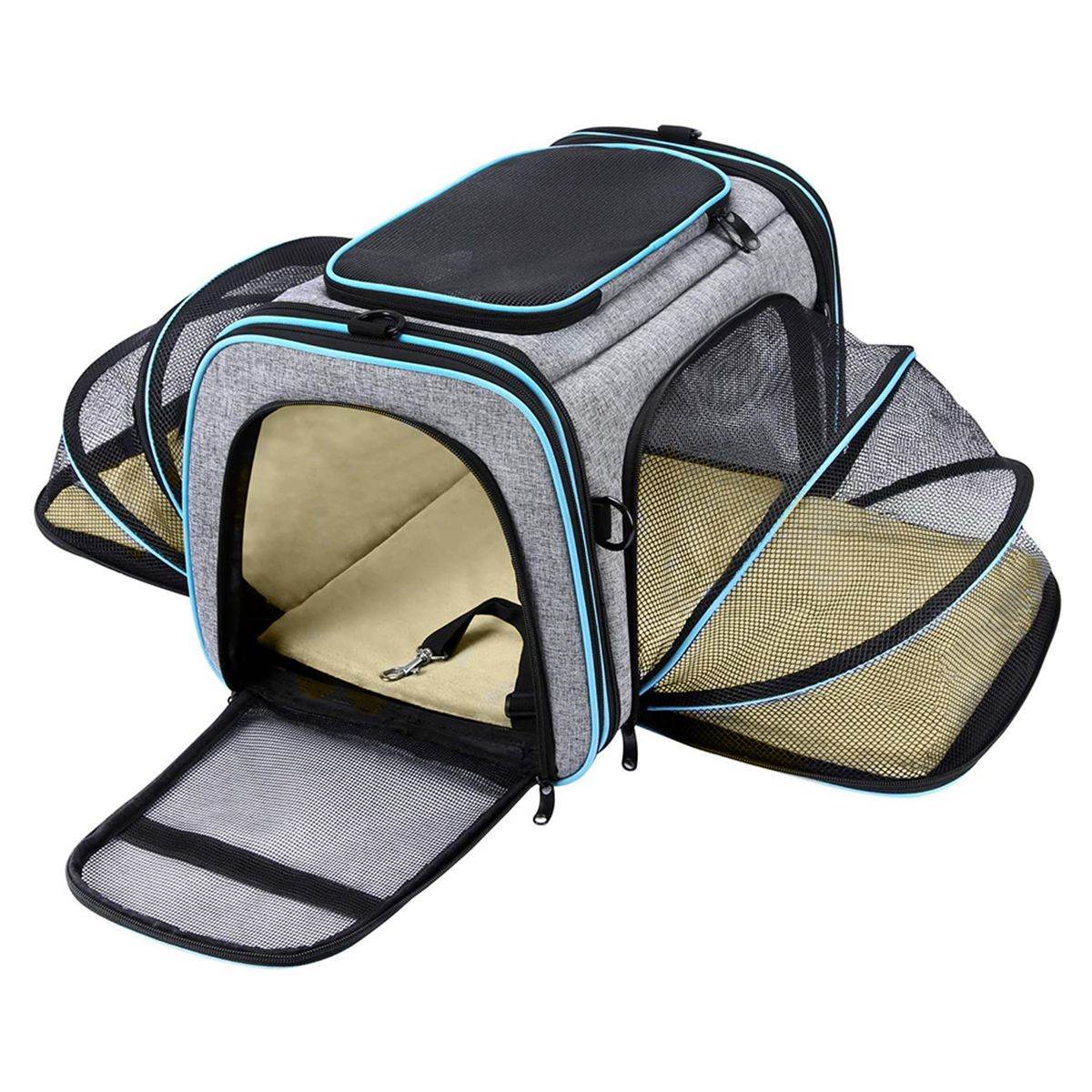 Purrfect Pet Kingdom Foldable Cat and Dog Travel Bag Purrfect Pet Kingdom
