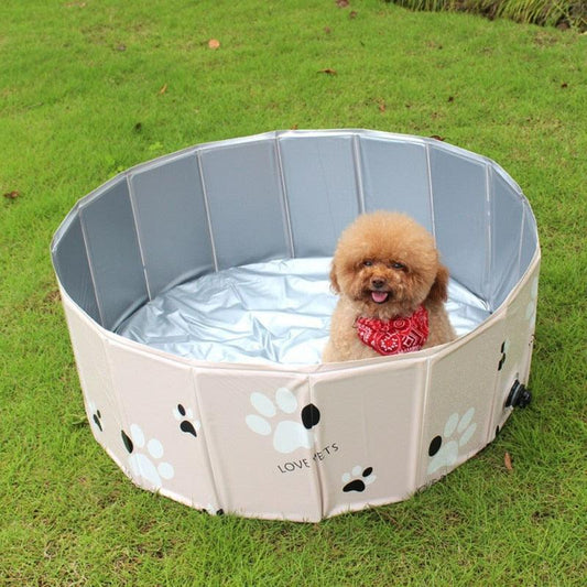 Foldable Dog Pool Portable Swimming Pool for Dogs Pet Pool