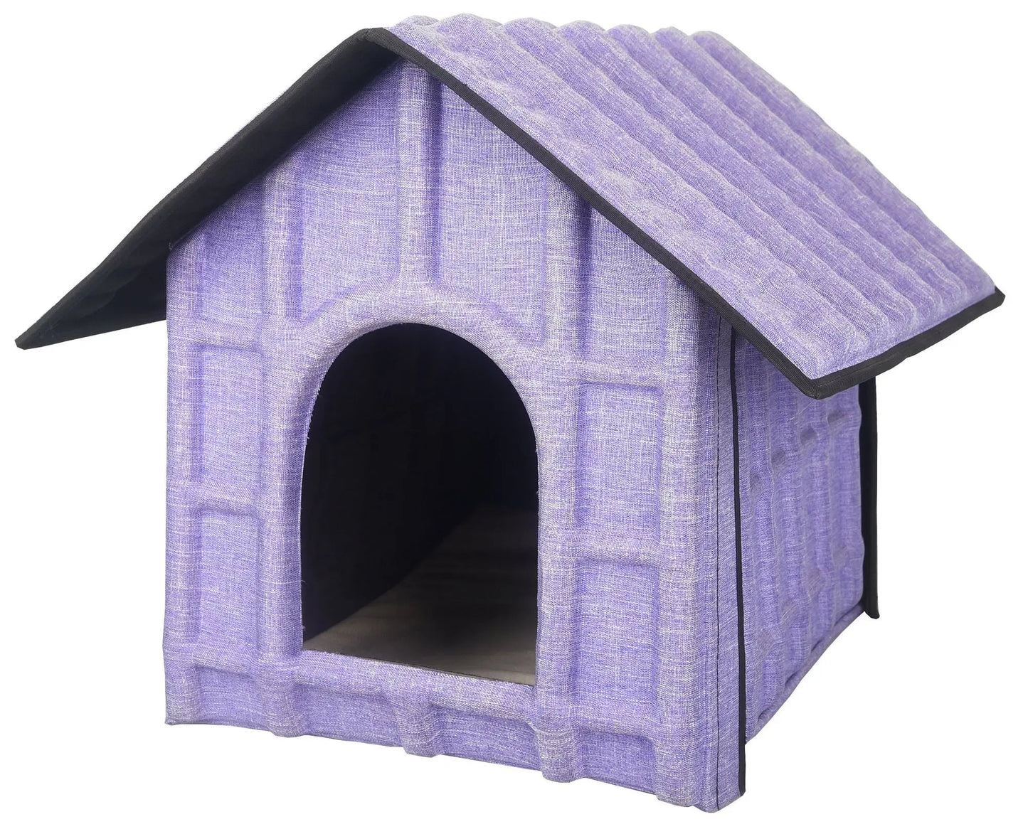 Purrfect Pet Kingdom Folding Indoor Outdoor Dog Shelter Purple Purrfect Pet Kingdom