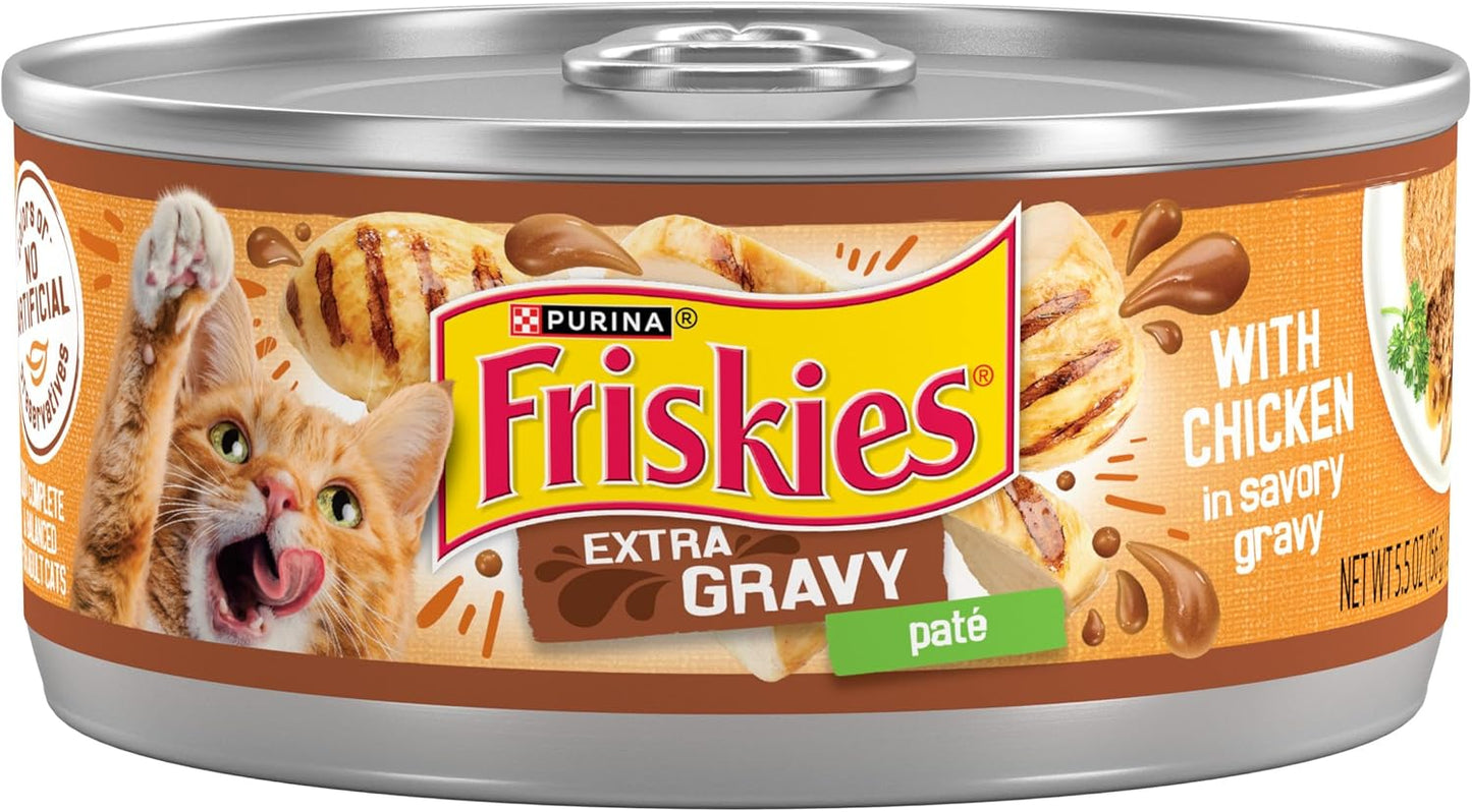 Friskies Extra Gravy Chicken Wet Cat Food (5.5oz)