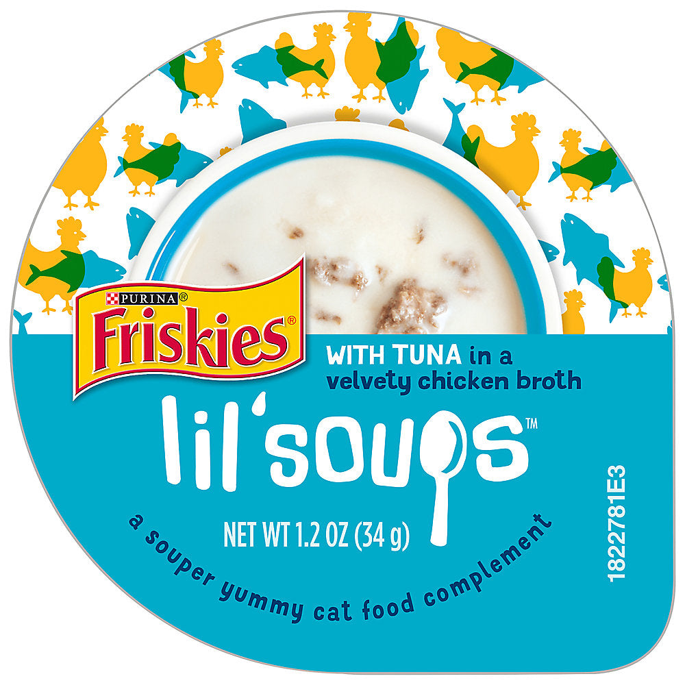 Friskies Lil Soups Tuna in Chicken Broth Wet Cat Food (1.2oz) - Wet Cat Food - The Family Pet