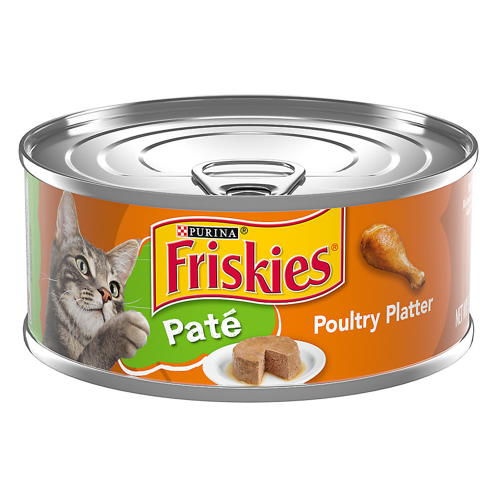 Friskies Poultry Platter Pate Wet Cat Food (5.5oz)
