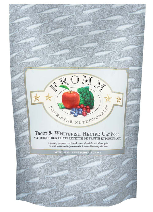Fromm 4 Star Adult Trout & Whitefish Dry Cat Food (4lb) - Fromm Dry Cat Food - The Family Pet