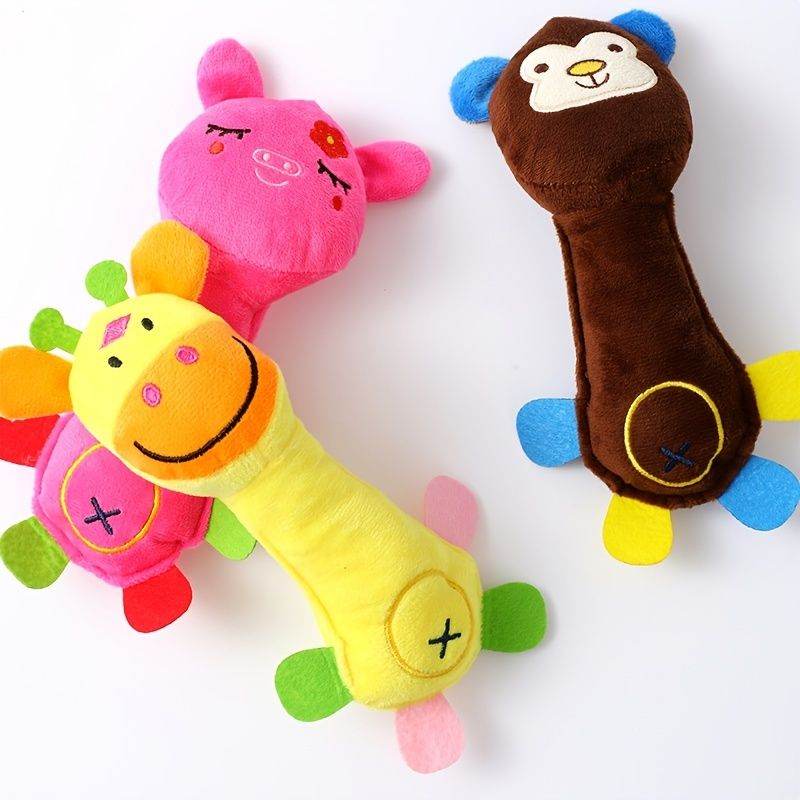 Purrfect Pet Kingdom Funny Dog Squeaky Toy Plush Set Purrfect Pet Kingdom
