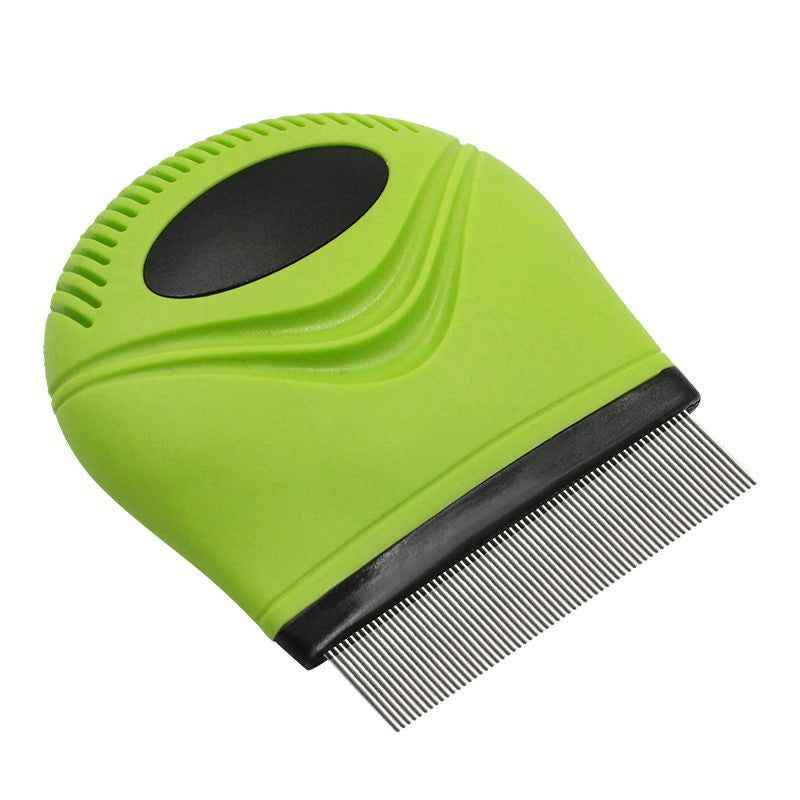 Purrfect Pet Kingdom Flea Removal Comb for Dogs and Cats Green Purrfect Pet Kingdom