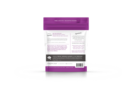 Green Juju Freeze Dried Goat Purple Whole Food Bites (7.5OZ) - Green Juju Dog Treats - The Family Pet