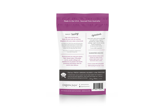 Green Juju Freeze Dried Goat Purple Whole Food Bites (3OZ)