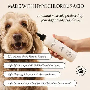 K9 Outdoors Miracle Rinse for Dogs and Cats with Hypochlorous Acid for Microbial Protection