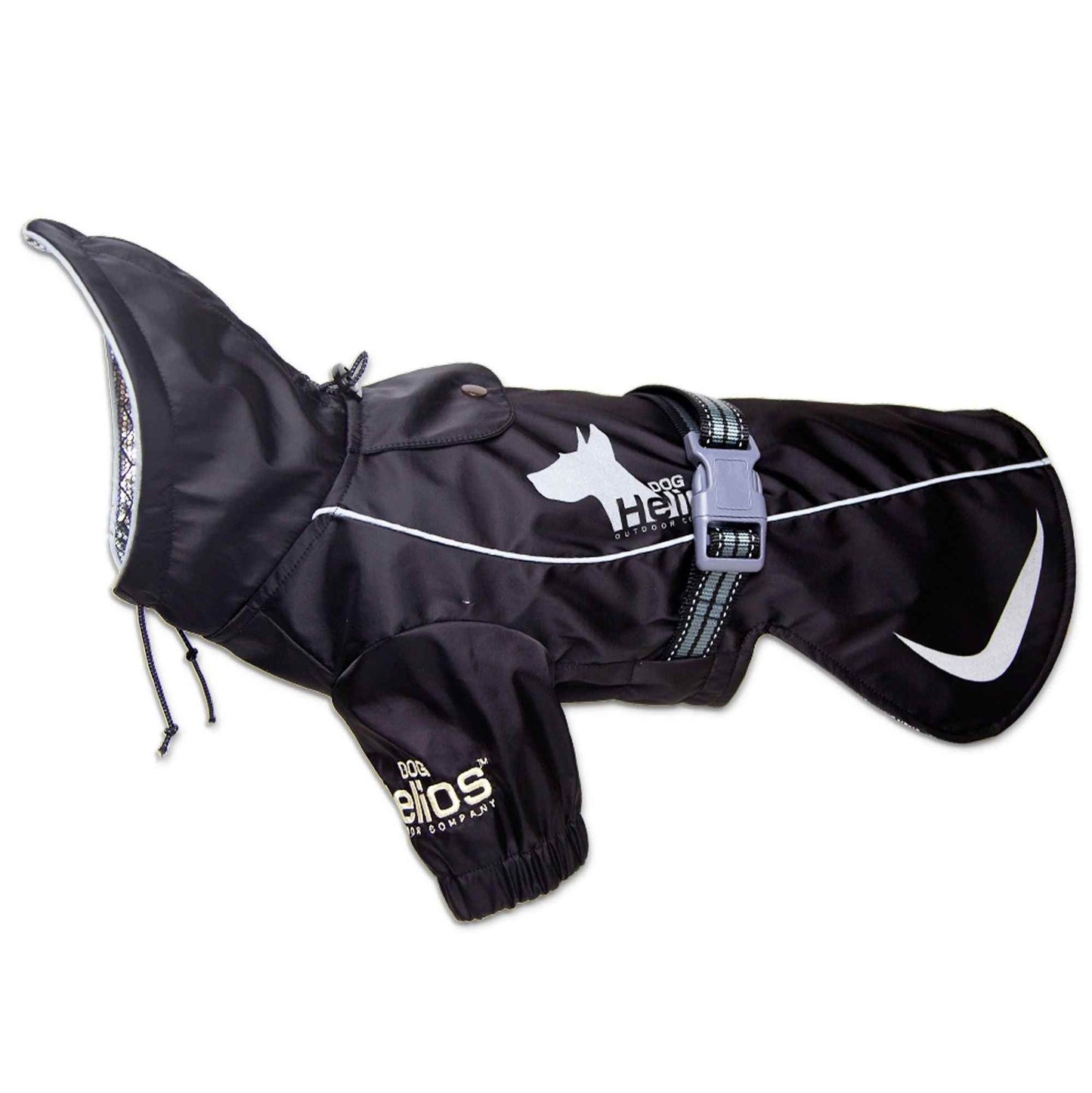 Purrfect Pet Kingdom Extendable Hood Dog Coat - Water Resistant - Purrfect Pet Kingdom