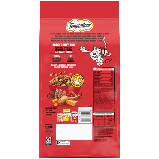 Temptations Block Party BBQ Dry Cat Food